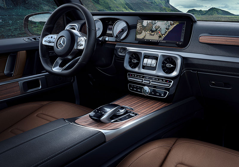Nimm Platz in der neuen Mercedes G-Klasse.