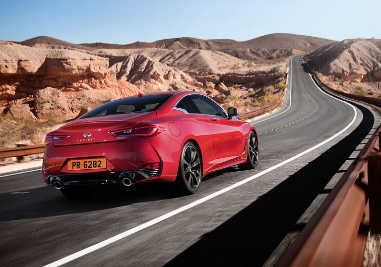Schick, schick das Infiniti Q60 Sportcoupé