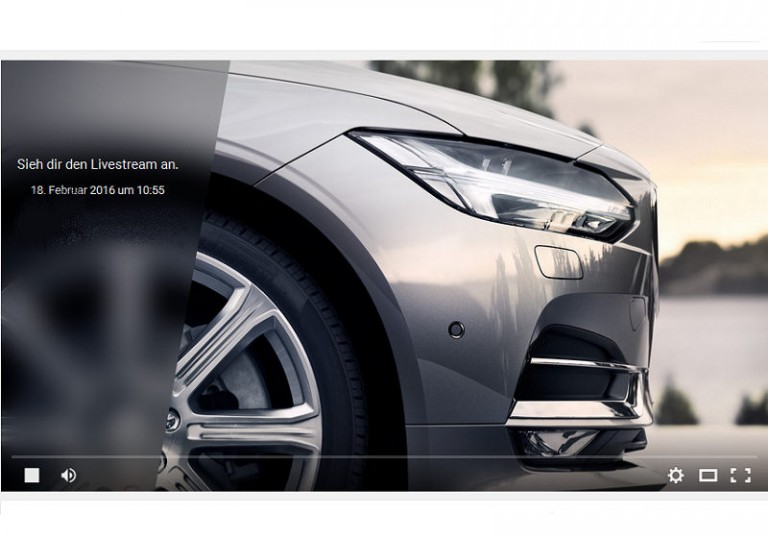 SAVE THE DATE: Live-Premiere des Volvo V90 (inkl. Video)