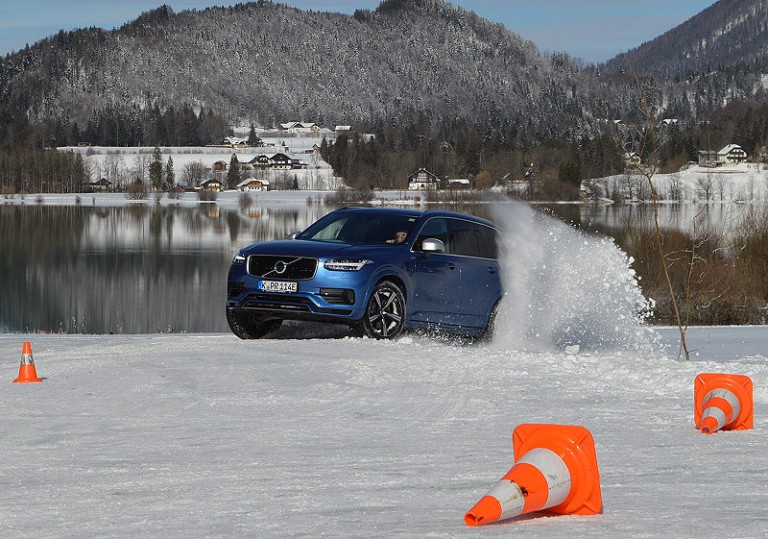Volvo XC90 T8 Twin Engine – 1. Ausritt bei den Wintertestfahrten.