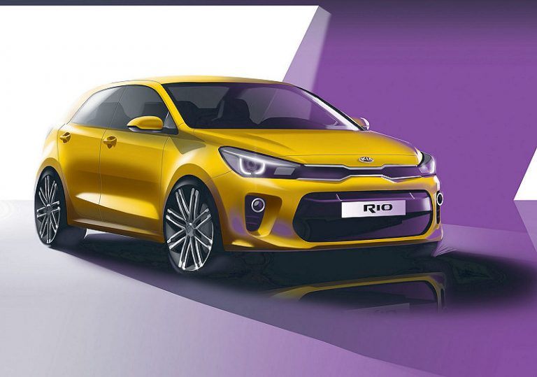 Erste Skizzen zeigen den neuen Kia Rio.