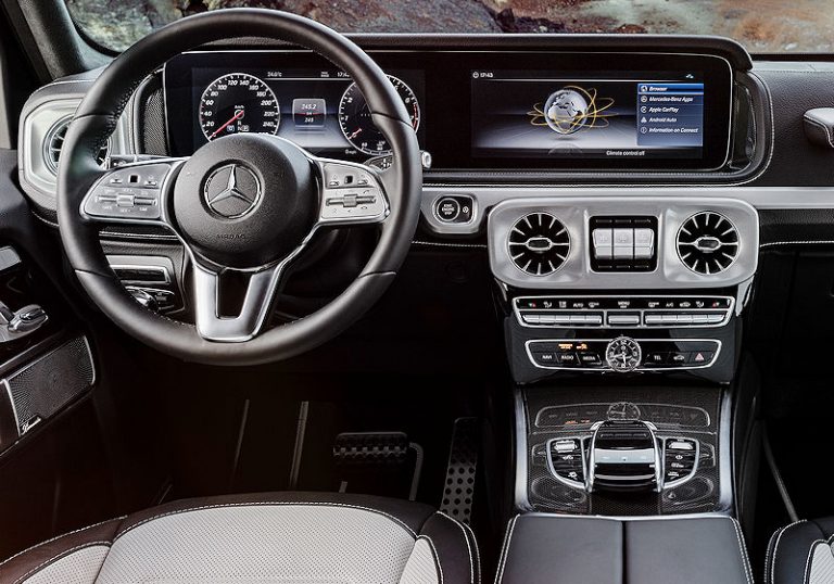Nimm Platz in der neuen Mercedes G-Klasse.