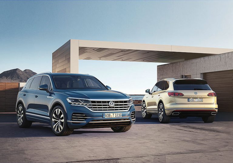 Der neue VW Touareg zeigt sich.