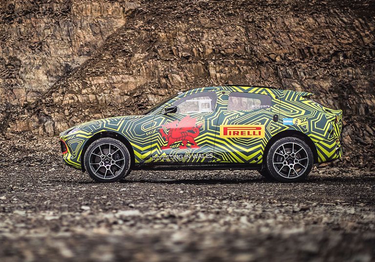 Aston Martin DBX Prototyp (inkl. Video)
