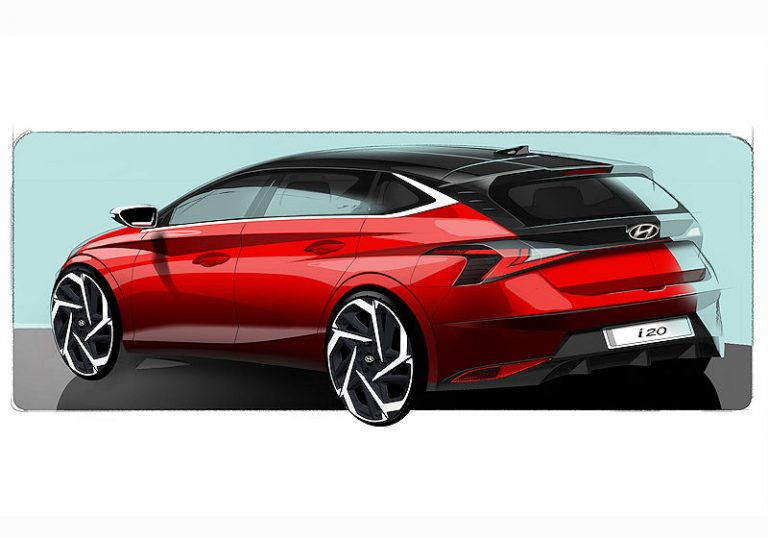 Erste Skizzen: Hyundai i20