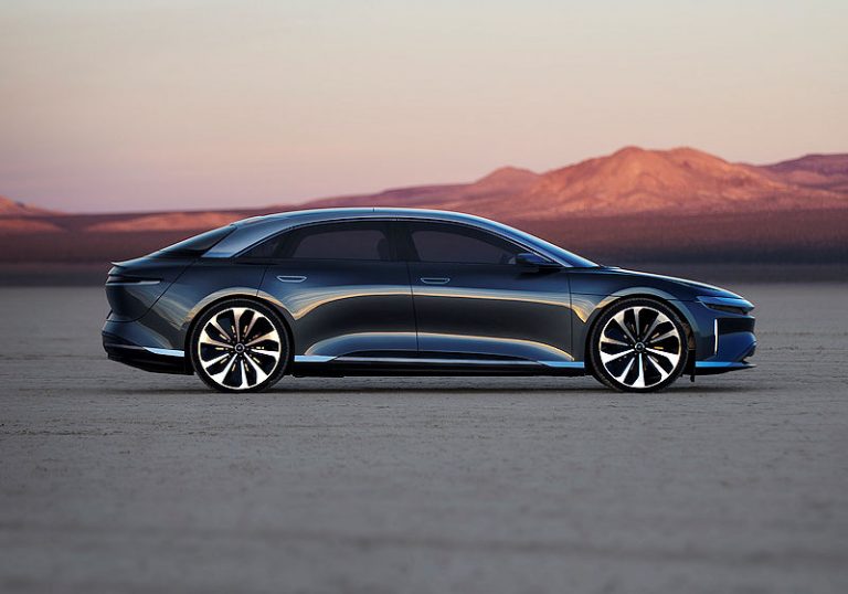 Lucid Air: elektrische Reichweite von 832 Kilometern