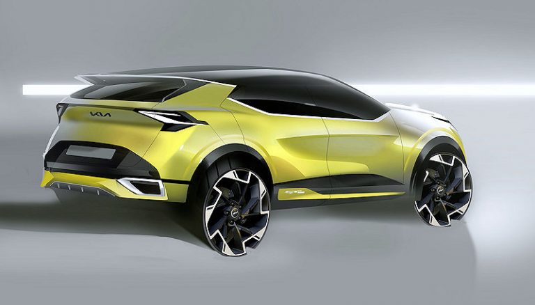 Erste Skizzen vom Kia Sportage