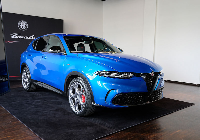Auto Nabenkappen für Alfa Romeo Tonale 2022 2023 hochwertigem  ABS-Kunststoff Auto Radnabenkappen Auto Nabenkappen mit Logo  Auto-Schmuckstücke