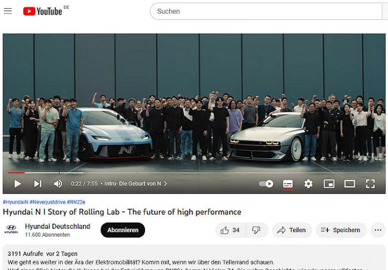 Hyundai zeigt den IONIQ 5 N im Video