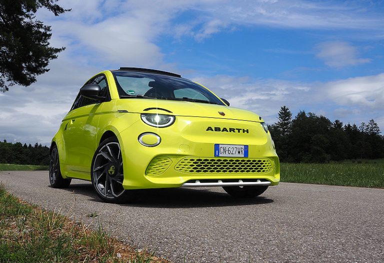 Abarth 500e im Fahrbericht