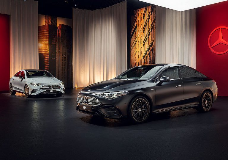 Der Mercedes-Benz CLA feiert seine Premiere