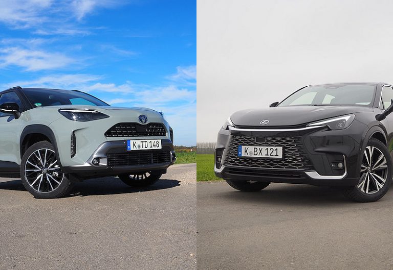 Lexus LBX und Toyota Yaris Cross im Vergleich